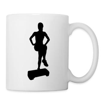 Aerobic - Tasse - Weiß - Rechts