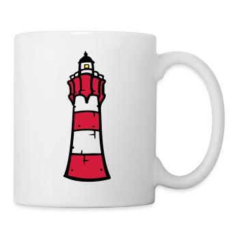 leuchtturm_3c - Tasse - Weiß - Rechts