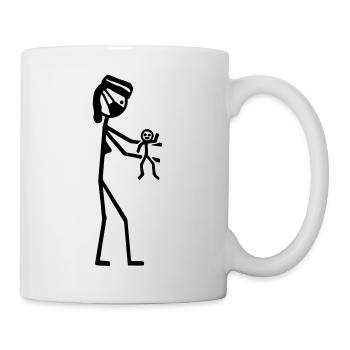 Hebamme - Tasse - Weiß - Rechts