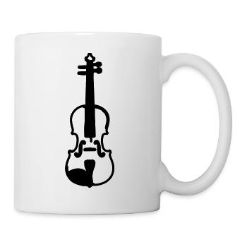 violin - Tasse - Weiß - Rechts