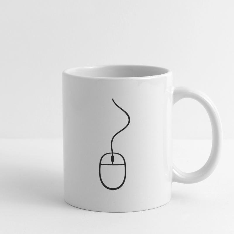 control mouse click computer cable pc computer onl Mug