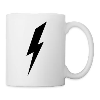Blitz - Tasse - Weiß - Rechts
