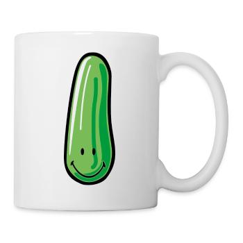 Smiley Cucumber - Tasse - Weiß - Rechts