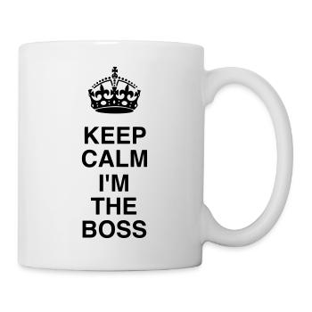 Manager / Chef / Arbeit / Job - Tasse - Weiß - Rechts
