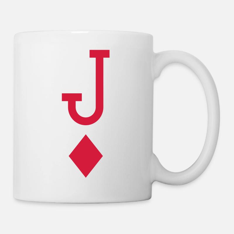 Bube Karo - Tasse - Weiß