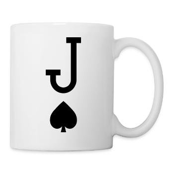 Bube Pik - Tasse - Weiß - Rechts