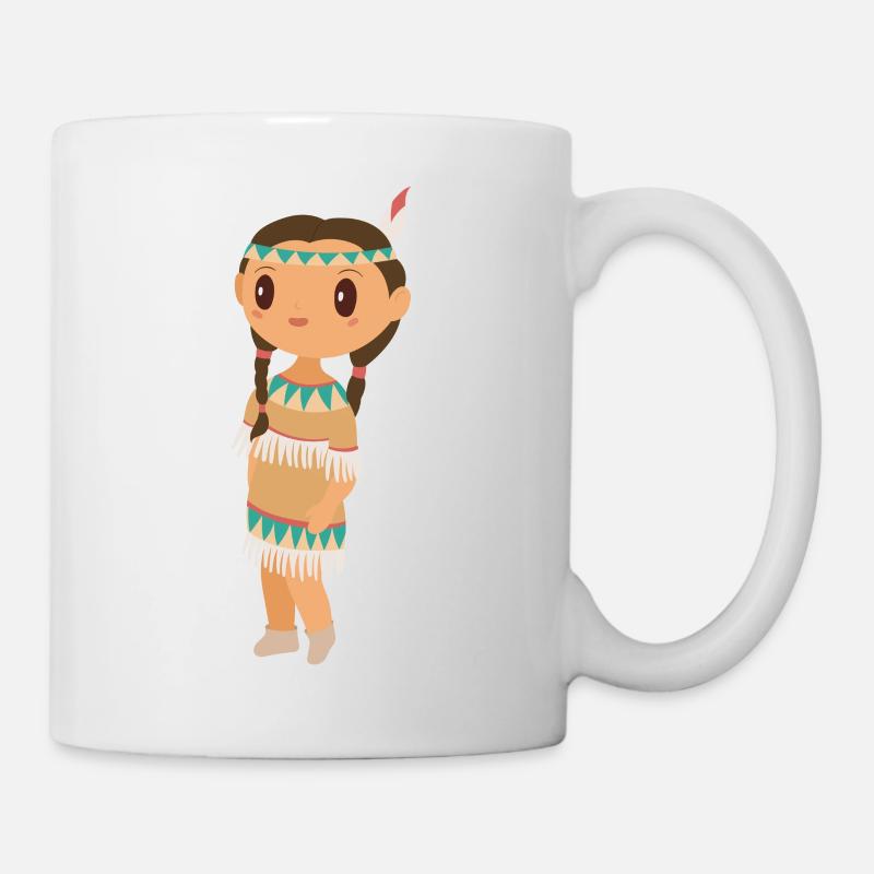 Indianer - Tasse - Weiß