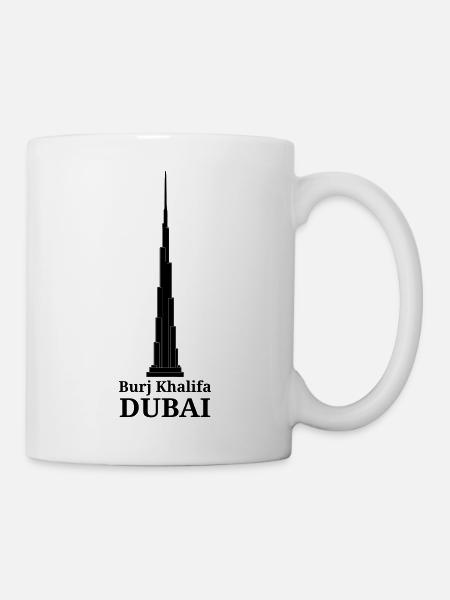 burjkhalifa dubaï - Mug blanc - blanc