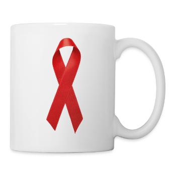 Red Ribbon - Tasse - Weiß - Rechts