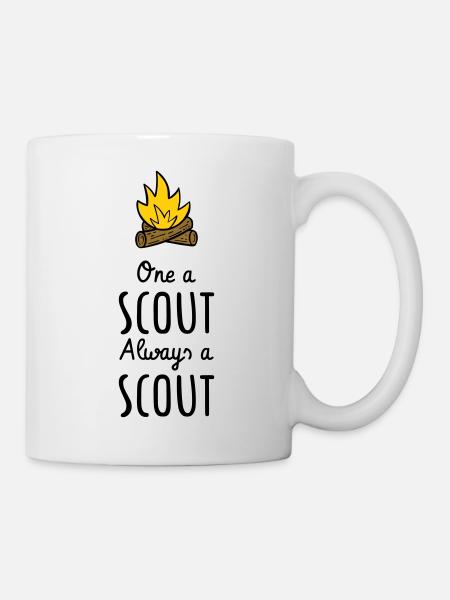 One a scout Always a scout - Mug blanc - blanc