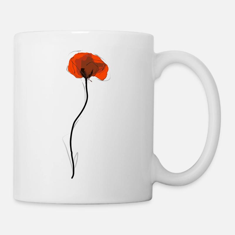 Mohn(tag) - Tasse - Weiß