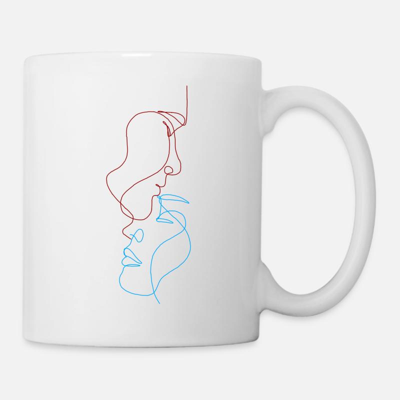 LoveLines - Tasse - Weiß