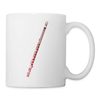 Flute - Mug blanc - blanc - Droite