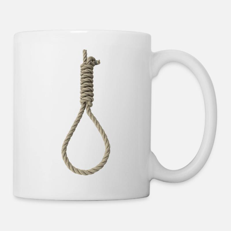 Noose - Schlinge - Galgen - Tasse - Weiß