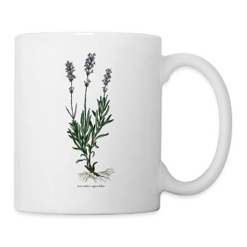 Lavendel - Tasse - Weiß - Rechts