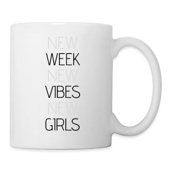 Week Vibes Girls - Tasse - Weiß - Rechts