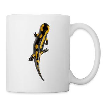 Feuer Salamander Amphibie Exotischer Tierbesitzer - Tasse - Weiß - Rechts