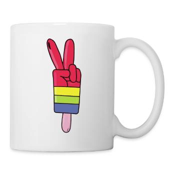 Popsicles Peace Sign Peace - Mug - white - Right