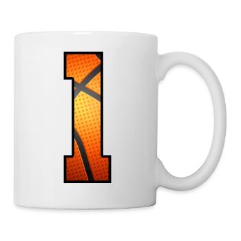 Kinder 1. Geburtstag Basketballspieler 1 Jahr alt - Tasse - Weiß - Rechts