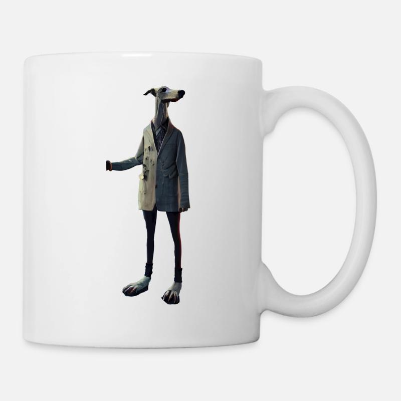 Lurcher Hund - Lurcher - Mug - white