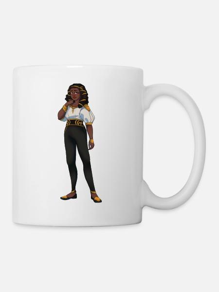Ra-I, göttlich beschenkte Katzenmagische - Tasse - Weiß