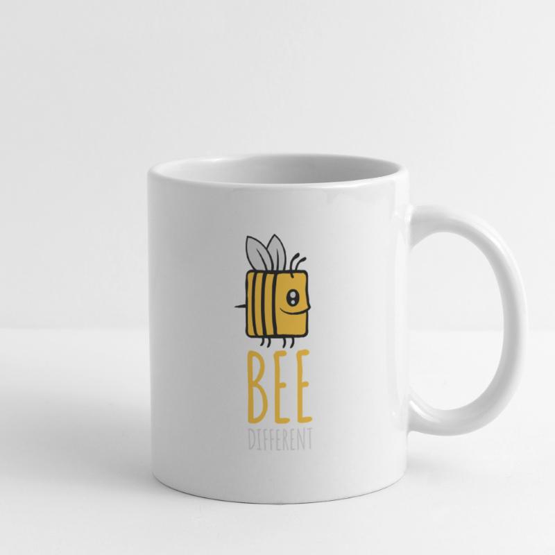 bee different Spruch Quote Mug
