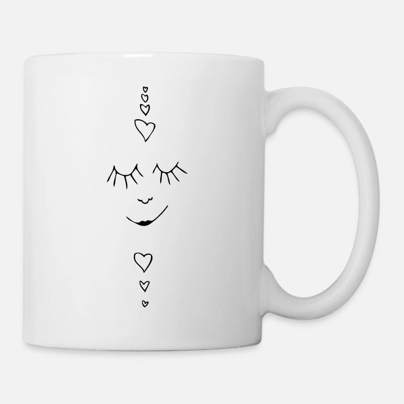 Smile and love yourself - Tasse - Weiß