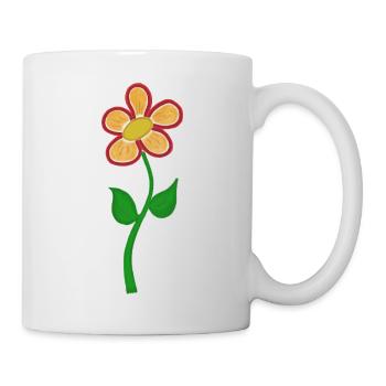 dear flower shines at you - Mug - white - Right
