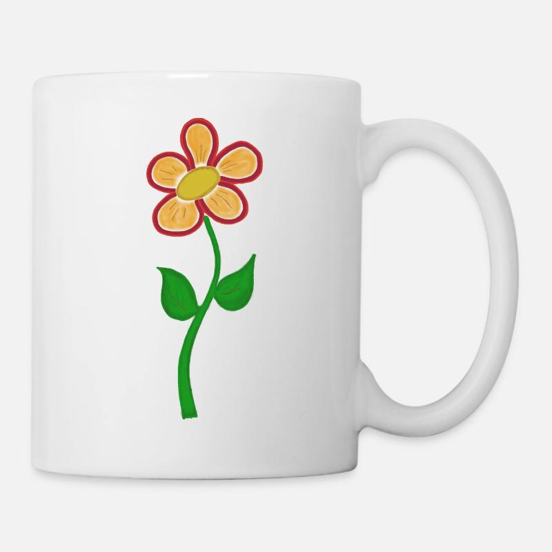 dear flower shines at you - Mug - white