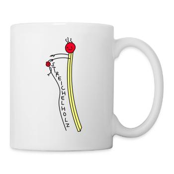 Massage mit liebe - Tasse - Weiß - Rechts