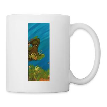 Monstre,Grotte,Mer profonde - Mug blanc - blanc - Droite