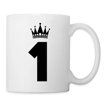 1 crown - Mug - white - Right