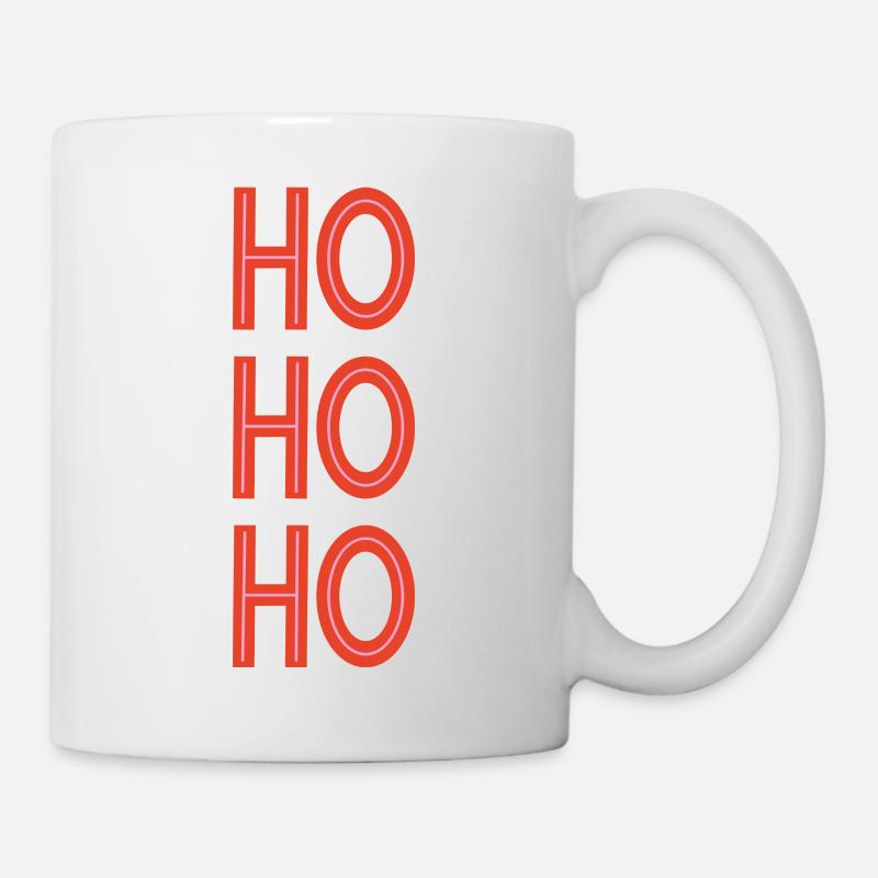 HOHOHO Weihnachtsmann - Tasse - Weiß