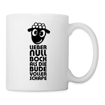 Null BockVersion 2 - Tasse - Weiß - Rechts