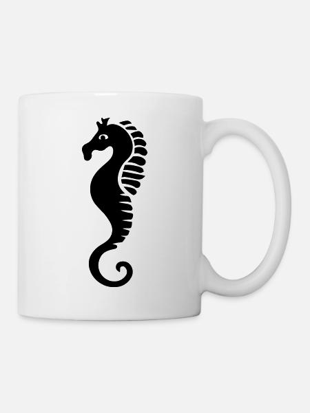 Hippocampe - Mug blanc - blanc