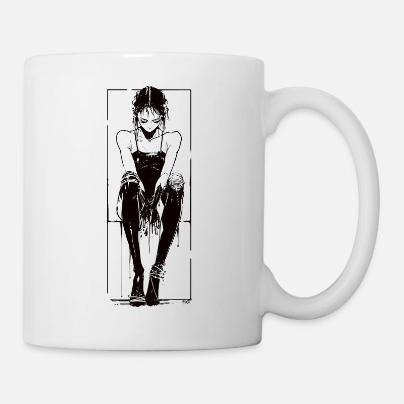 Juste une fille - Mug blanc - blanc