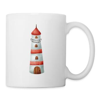 Leuchtturm - Tasse - Weiß - Rechts