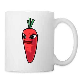 légumes, carottes, navets, navets, jardiniers, jardin - Mug blanc - blanc - Droite