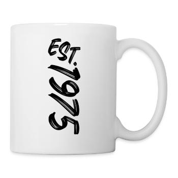Est. 1975 - Established 1975 - Birthday Gift - Mug - white - Right