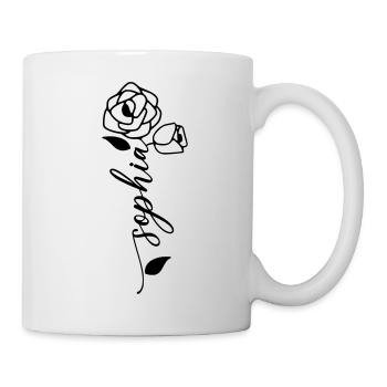 Sophia Surname First Name Name Flower - Mug - white - Right