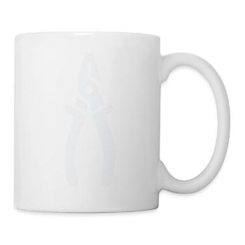 Pince à outils - Mug blanc - blanc - Droite