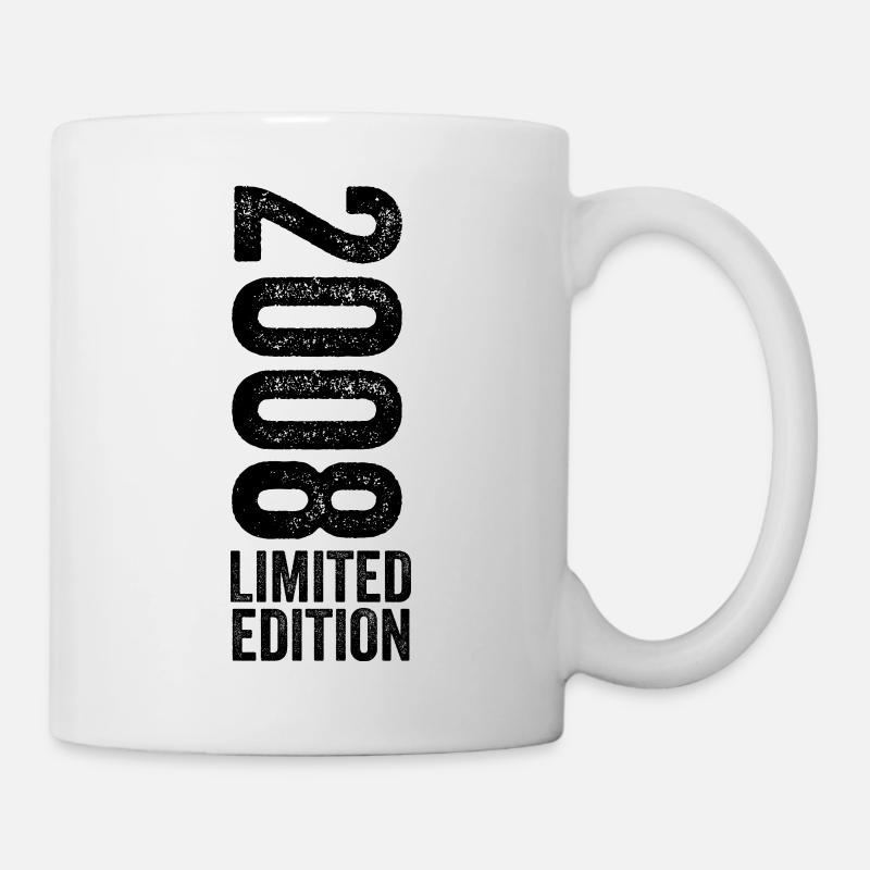 2008 Limited Edition Geburtstagsgeschenk 2008 - Tasse - Weiß