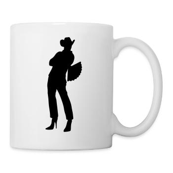 Cowboy in HighheelsC - Tasse - Weiß - Rechts