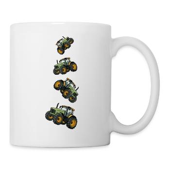 Tractor Farmer Icon - Mug - white - Right