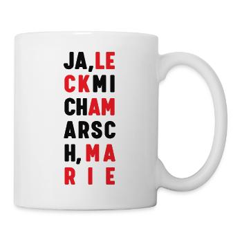 LeckmichamArschMarie - Tasse - Weiß - Rechts