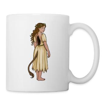 Cerfs de forêt - Mug blanc - blanc - Droite