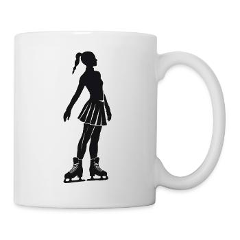 Eis Figure Skater  - Cool Silhouette Logo - Mug - white - Right