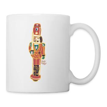 Casse-Noisette coloré design déco - Mug blanc - blanc - Droite