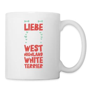 I love my West Highland White Terrier - Mug - white - Right
