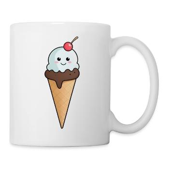 Kuscheliges Eis mit Kirsche - Mug - white - Right
